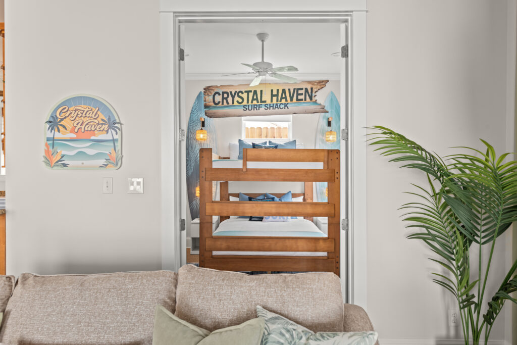 Bedroom 3, the Beach Bronco room