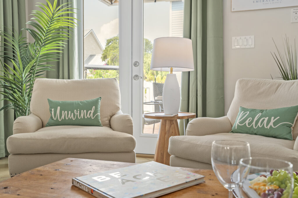 Armchairs in the living room